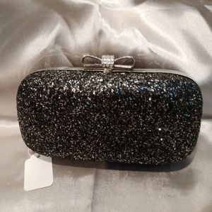 INC International Concepts Evie Clutch Glitter